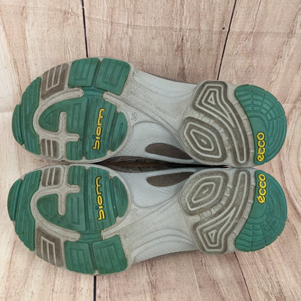 ECCO Biom Train Cross Trainer Shoes EU 36 (US 5-5.5) Gray/Aqua - Picture 9 of 9